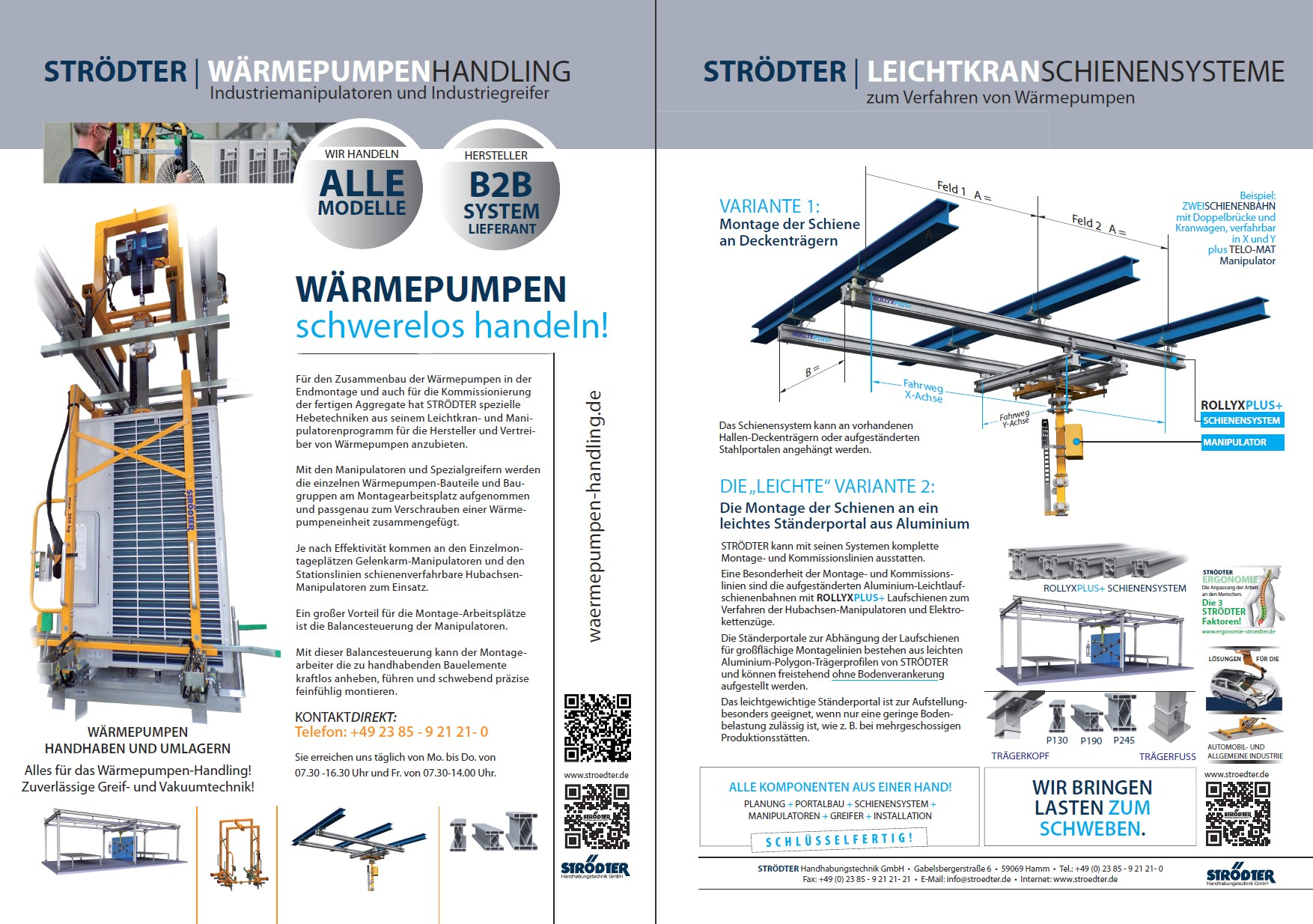 Flyer W&auml;rmepumpen Handling von STR&Ouml;DTER